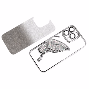 Tel Protect Butterfly ūdens viedtālruņa apvalks Iphone 14 Pro Max sudraba