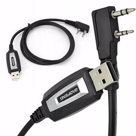 Baofeng USB cable for programming UV-5R 82 888S UV-S9 PLUS UV-13 16 17 21 radios with a K-type plug