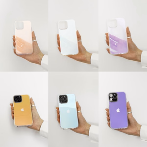 Aurora Case viedtālruņa apvalks iPhone 13 neona gēla violets
