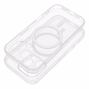 CLEAR MAG COVER viedtālruņa apvalks ar kameras aizsardzību, saderīgs ar Magnētisko IPHONE 15 Pro Max caurspīdīgs mirdzošs