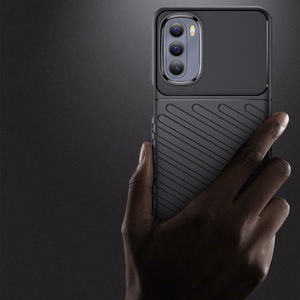 Thunder Case гибкий бронированный чехол для Motorola Moto G Stylus 2022 чёрный