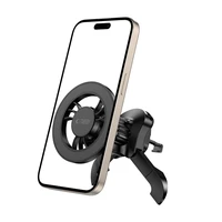 Tech-Protect N56 magnētiskais MagSafe turētājs automašīnas ventilācijas atveres stiprinājumam - melns