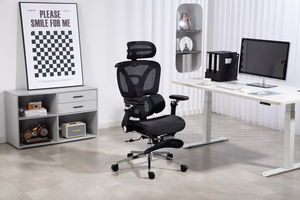 Activejet ergonomiskais biroja krēsls YK848, melns