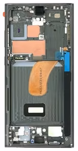 Средняя рамка Samsung S918 S23 Ultra Green оригинальная (б/у Grade C)