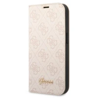 Guess GUBKP14XHG4SHP iPhone 14 Pro Max 6.7 "rozā / rozā grāmata 4G Vintage Gold Logo
