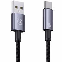 USAMS Kabelis USB na USB-C 3A 1,2m Fast Charging tērauda SJ663USB01 (US-SJ663)