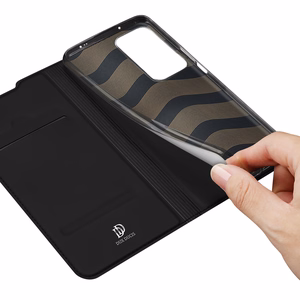 Dux Ducis Skin Pro viedtālruņa apvalks atverams vāciņš Xiaomi Poco F4 5G melns