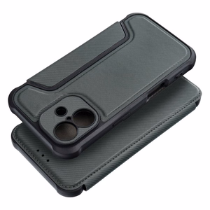 RAZOR grāmatas tipa viedtālruņa apvalks IPHONE 16 Plus tumši zaļš