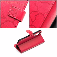 MEZZO grāmatas apvalks SAMSUNG A36 5G lācītis violeta