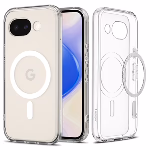SPIGEN ULTRA HIBRĪDA MAGSAFE GOOGLE PIXEL 10A CAURSPĪDĪGS/BALTS