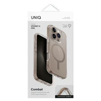 Uniq Combat iPhone 16 Pro 6.3" Magnētiskais uzlādes viedtālruņa apvalks zelta/taupe zelta