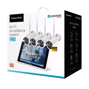 Kruger&Matz Connect C210 Tuya Wi-Fi videonovērošanas komplekts