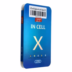 LCD ekrāns iPhone X ar digitizeru melns