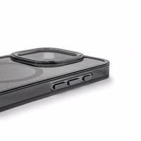 Mirdzošs apvalks MagSafe iPhone 16 Plus - melns ar spīdumiem