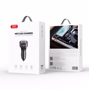 XO raidītājs FM BCC12 Bluetooth MP3 automašīnas lādētājs 3,1A melns