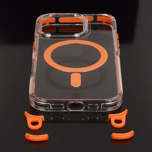 Tel Protect Strap Viedtālruņa apvalks iPhone 15 Pro oranžs