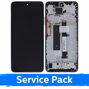 LCD displejs saderīgs ar Xiaomi Mi 10T Lite 5G ar rāmi / Pearl Gray / (Service Pack)