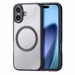 Dux Ducis Aimo Mag viedtālruņa apvalks ar magnētisko gredzenu priekš iPhone 17 - melns