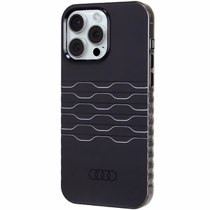 Audi IML MagSafe viedtālruņa apvalks iPhone 15 Pro Max - melns