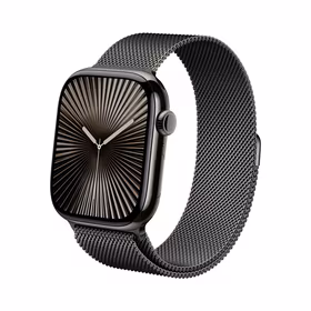 Crong Milano Steel - Stainless Steel siksniņa Apple Watch 44/45/46/49 mm (Graphite)