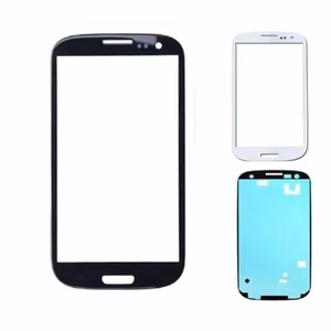 Ārējais ekrāna stikls, saderīgs ar Samsung I9300 S3, sarkans HQ