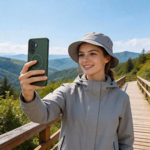 Tech-Protect Magmat MagSafe maciņš priekš Samsung Galaxy A36 / A56 / A37 5G - matēti zaļš