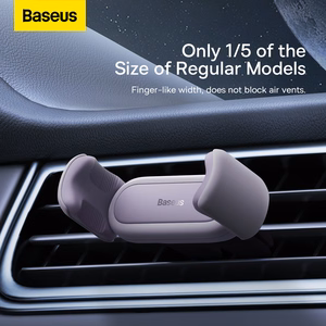 Baseus Steel Cannon automobiļa turētājs ar gaisa ventiācijas stiprinājumu (SUGP000005) violets