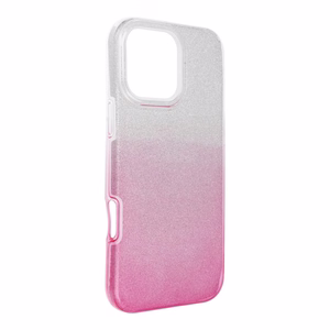 SHINING viedtālruņa apvalks IPHONE 16 Pro Max caurspīdīgs rozā