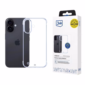 3mk Just20g caurspīdīgs viedtālruņa apvalks Apple iPhone 16 Plus - caurspīdīgs