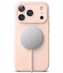 Ringke Silicone MagSafe vāciņš iPhone 18 Pro Max – rozā