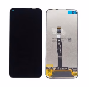 LCD screen Huawei P40 Lite/Nova 6 SE/P20 Lite 2019/Nova 5i ar touch screen Melns ORG