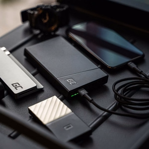 Green Cell PBGC02S ārējā baterija Litija polimēra (LiPo) 10000 mAh melns