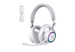 Havit Fuxi-H8 - vadu/bezvadu spēļu austiņas (baltas)