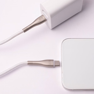 Forever Sleek kabelis USB-C - USB-C 1,0 m 60W balts