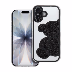 TEDDY BEAR viedtālruņa apvalks IPHONE 17 melns
