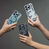 Benks Magnētiskais City New York viedtālruņa apvalks Iphone 16 Plus