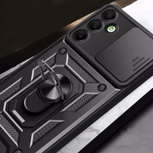 Tech-Protect CamShield Pro viedtālruņa apvalks Samsung Galaxy A17 4G / 5G - melns