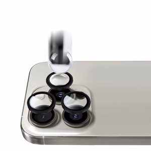 Tel Protect Titanium Lens 99% AR melnie rūdītie aizsargstikli Apple iPhone 18 Pro / 18 Pro Max kameras lēcām (3 gab.)