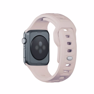 3mk silikona siksniņa Apple Watch, 38/40/41/42 mm, Latte, mazais izmērs