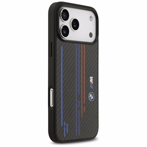 BMW M Kevlar Lines & Logo MagSafe Чехол для iPhone 17 Pro Max - чёрный