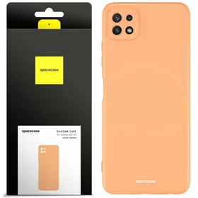 Spacecase silikona maciņš Galaxy A22 5G oranžs