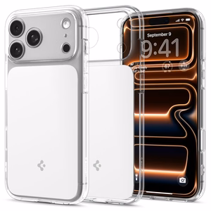 Spigen Ultra Hybrid "T" Mag MagSafe Чехол для iPhone 17 Pro Max глянцевый белый