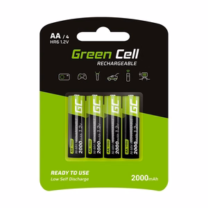 Green Cell GR02 mājsaimniecības uzlādējama AA baterija, niķeļa-metāla hidrīds (NiMH)