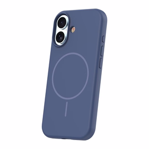 Silikona Thin Mag maciņš iPhone 17 6,3" tumši zils