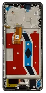 LCD ekrāns Huawei Honor Magic5 Lite 5G/Honor X9A 5G ar skārienjūtīgo ekrānu ar rāmi melns ORG