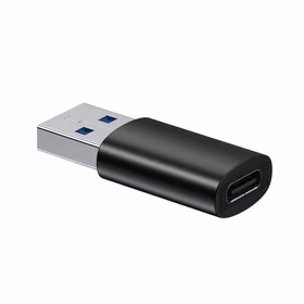 Baseus adapteris Ingenuity USB-A 3.1 uz USB-C melns OTG
