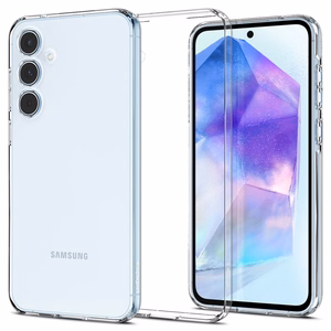 Spigen Liquid Crystal viedtālruņa apvalks Samsung Galaxy A55 5G - caurspīdīgs
