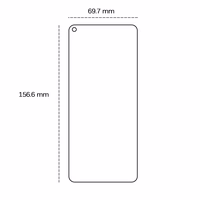Rūdītais stikls 2,5D Samsung Galaxy A21 / A21s / A80 / Realme GT Neo 3T