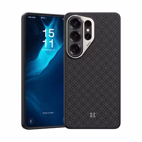 Benks Magnetic Armor Pro Armor Grid Kevlar Maciņš Metal Frame 600D (H050) for Samsung Galaxy S26 Ultra melns