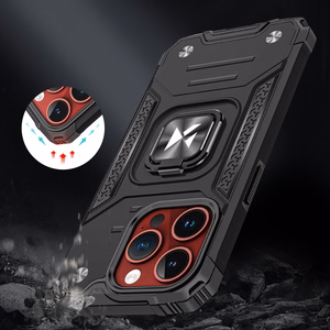 Wozinsky Ring Armor iPhone 15 Pro iPhone 15 Pro Ring Armor apvalks - zelta
